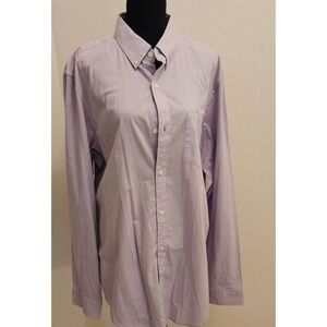 Banana Republic Soft Wash Men's Purple Long Sleeve Button Shirt SZ Tall X-LG NWT